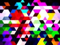 An inimitable pattern of geometric illustration of colorful triangles