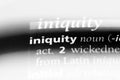 iniquity