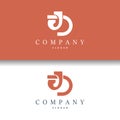 Initial BJ Letter Logo, Modern and Luxury Minimalist JB Logo Vector Template