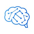 Initial E brain logo