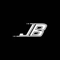 Initial JB logo design with Shape style, Logo business branding