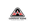 Initial Letter AAA Logo Icon Design Template Royalty Free Stock Photo