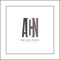 Initial Letter ACN Logo - Simple Business Logo for Alphabet A, C and N Royalty Free Stock Photo