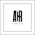 Initial Letter ACR Logo - Simple Business Logo for Alphabet A, C and R Royalty Free Stock Photo