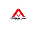 Initial Letter AV Logo Template Design