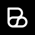 initial letter B infinity modern linked circle round minimalist design template, suitable for your company