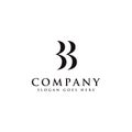 Initial letter B logo , B and B monogram logo icon vector template Royalty Free Stock Photo