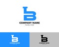 Initial letter B plumbing pipe logo template vector icon illustration design