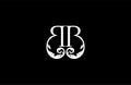 Initial Letter BB Font Linked Filigree