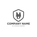 Initial Letter BM Logo Template Design