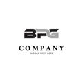 Initial Letter BPG Icon Vector Logo Template Illustration Design Royalty Free Stock Photo