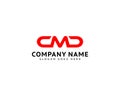Initial Letter CMD Logo Template Design Royalty Free Stock Photo