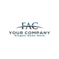 Initial Swoosh Logo Symbol FAC