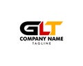 Initial Letter GLT Logo Template Design Royalty Free Stock Photo