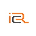 The initial letter ICR logo design Royalty Free Stock Photo