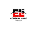 Initial Letter Logo ELI Template Vector Design