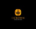 Initial Letter O Crown Logo Template Vector Icon Illustration Design Royalty Free Stock Photo