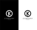 Initial letter OK, KO logotype company name design. vector logo for business and company identity