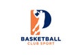 Initial letter P basketball logo icon. basket ball logotype symbol,