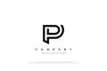Initial Letter P Logo Design