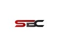 Initial Letter SBC Logo Template Design Royalty Free Stock Photo