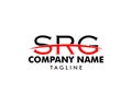 Initial Letter SRG Logo Template Design Royalty Free Stock Photo