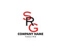 Initial Letter SRG Logo Template Design Royalty Free Stock Photo