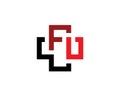 Initial letter W F U as a medical croos symbol