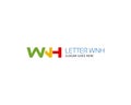 Initial Letter WNH Logo Template Design Royalty Free Stock Photo