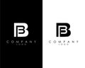 BB, B letter abstract company Logo Design vector