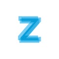 Initial Letters Z Logo Design Vector