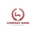 Initial Letter BM Logo Template Design