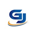 Initial logo design gj
