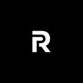 Initial R RR E F R icon logo logotype font vector design in elegant and trendy sporty monogram