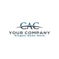Initial Swoosh Logo Symbol CAC