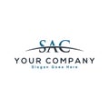 Initial Swoosh Logo Symbol SAC