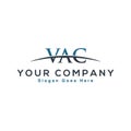 Initial Swoosh Logo Symbol VAC