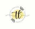 initial TL Feminine logo beauty monogram and elegant logo design, handwriting logo of initial signature, wedding, fashion, floral