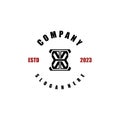 Initial TX XT Simple Monogram Logos. Initial TX XT Simple Monogram Logos Royalty Free Stock Photo