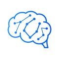 Initial U brain logo