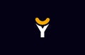 Initial Y Letter Smile Logo Design Vector Template