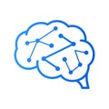 Initial Z brain logo Royalty Free Stock Photo