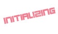 Initializing rubber stamp