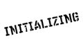 Initializing rubber stamp