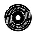 Initializing rubber stamp