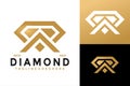 Initials Letter A Diamond Logo Design, brand identity logos vector, modern logo, Logo Designs Vector Illustration Template Royalty Free Stock Photo