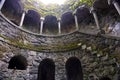 Initiation well in Quinta da Regaleira, Sintra Royalty Free Stock Photo