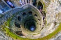 Initiation Well in Quinta da Regaleira, a UNESCO site in Sintra, Portugal