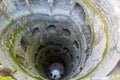 Initiation Well, Sintra, Quinta da Regaleira. Old spiral staircase