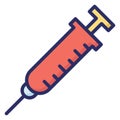 Injecting, injection isolated Vector Icon which can easily modify or edit Royalty Free Stock Photo